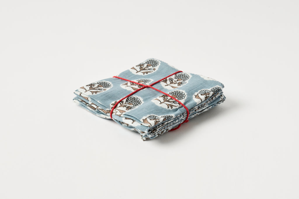 Crocus Denim Set of 4 Napkin