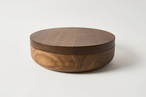 Solid Walnut Wood Bowl