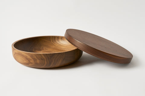 Solid Walnut Wood Bowl