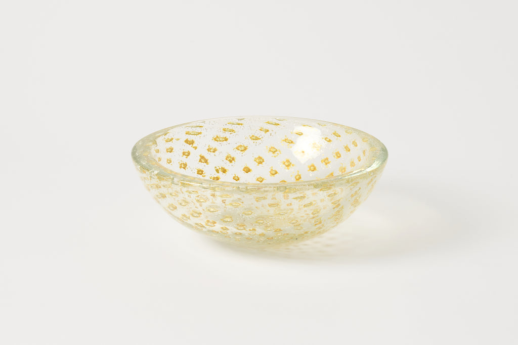 Small Yellow Glass Bowl