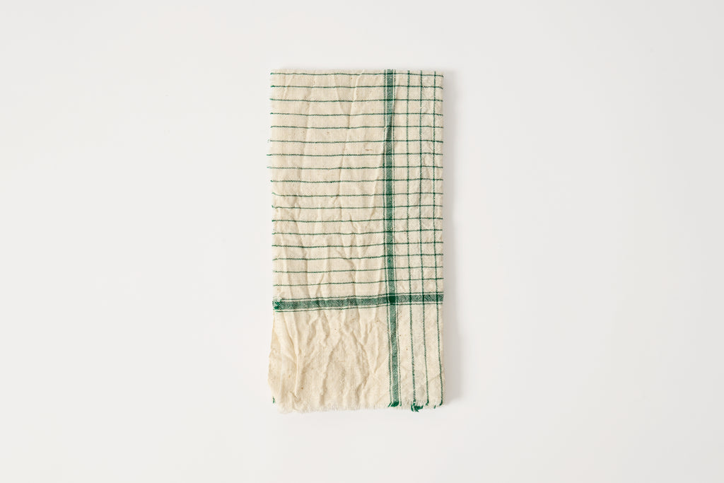 Green Grid Napkins