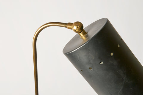 Black Eyelet Floorlamp