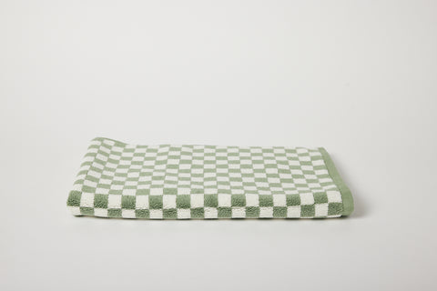 Bath Mat in Sage & Chalk